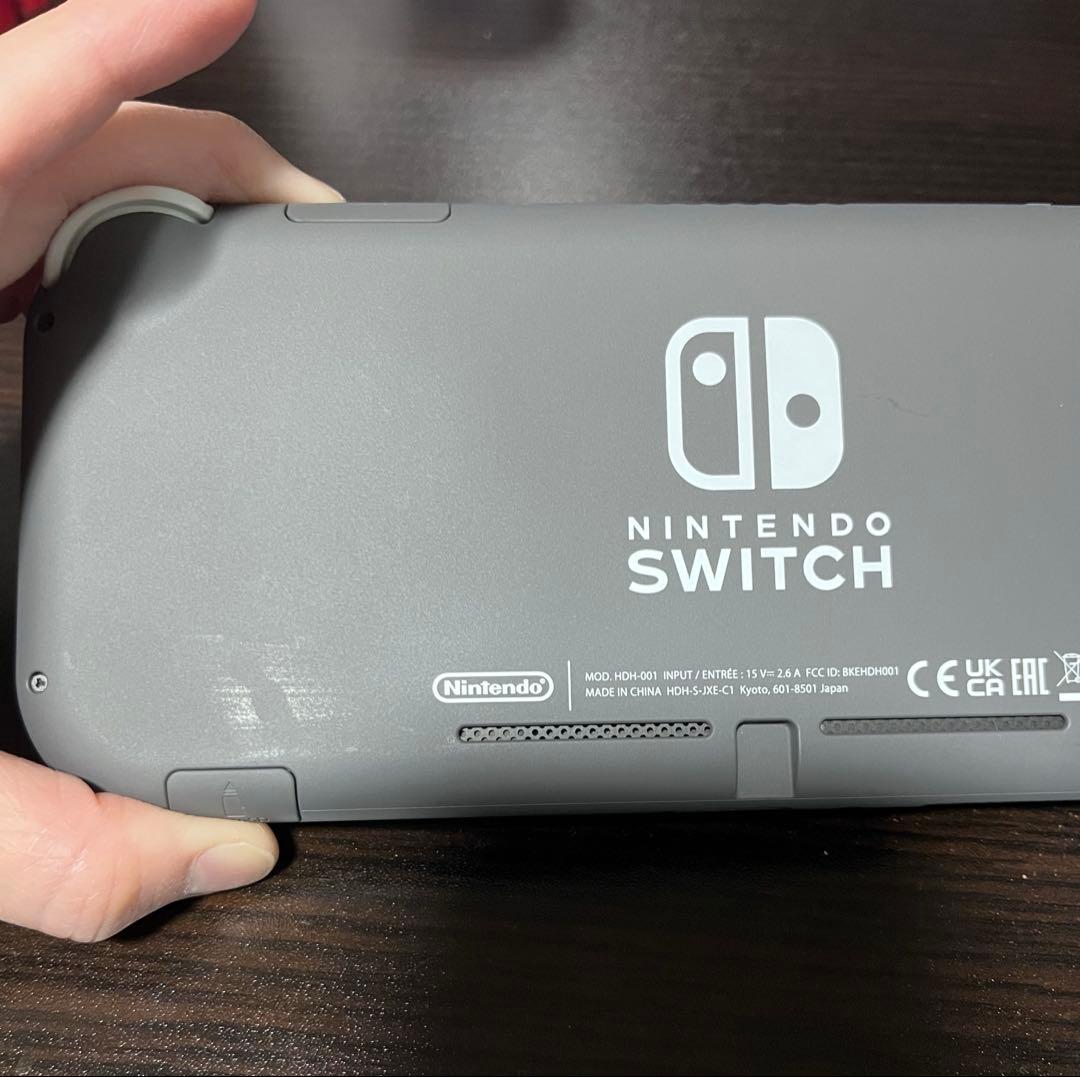 ニンテンドースイッチライト　グレー　箱有り　中古