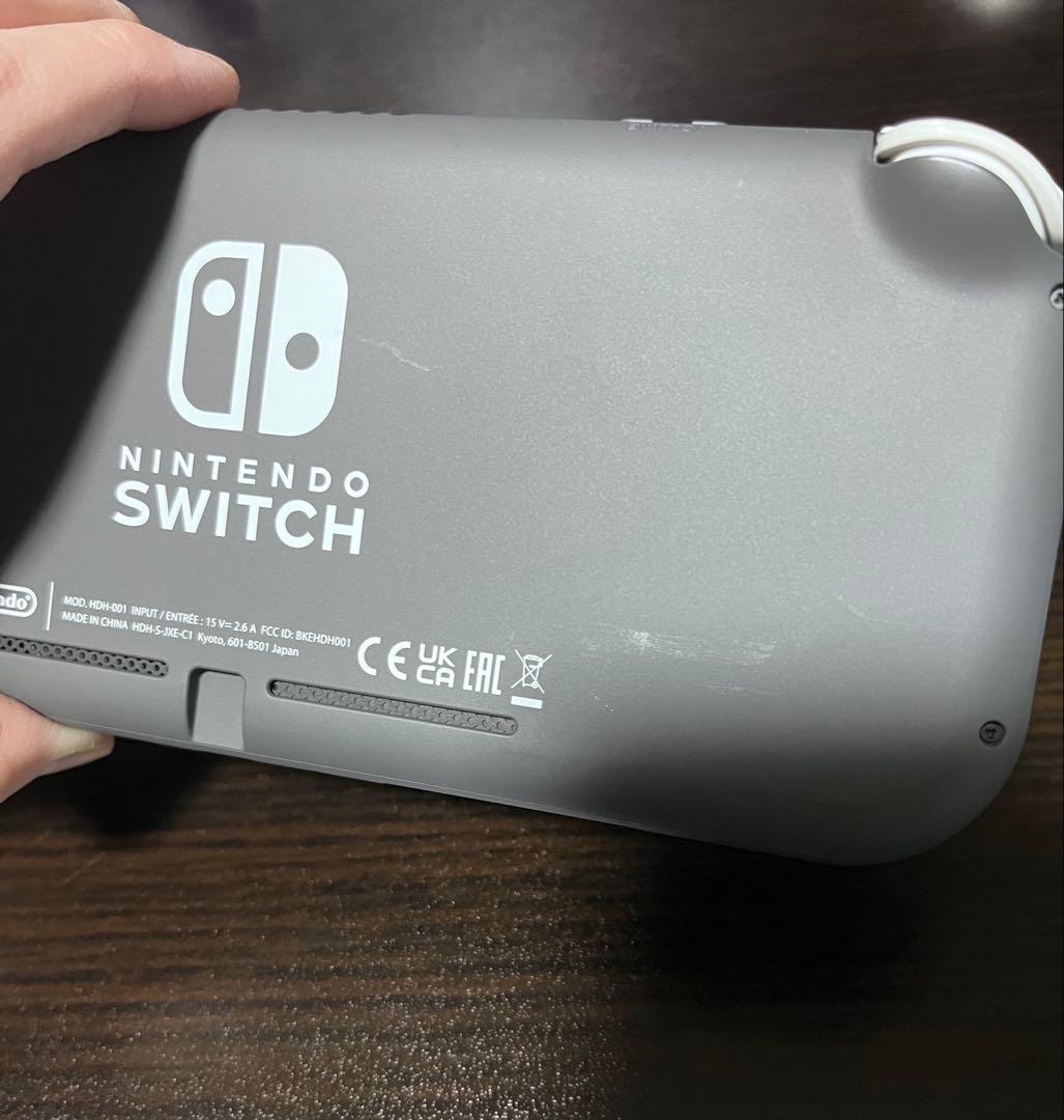 ニンテンドースイッチライト　グレー　箱有り　中古