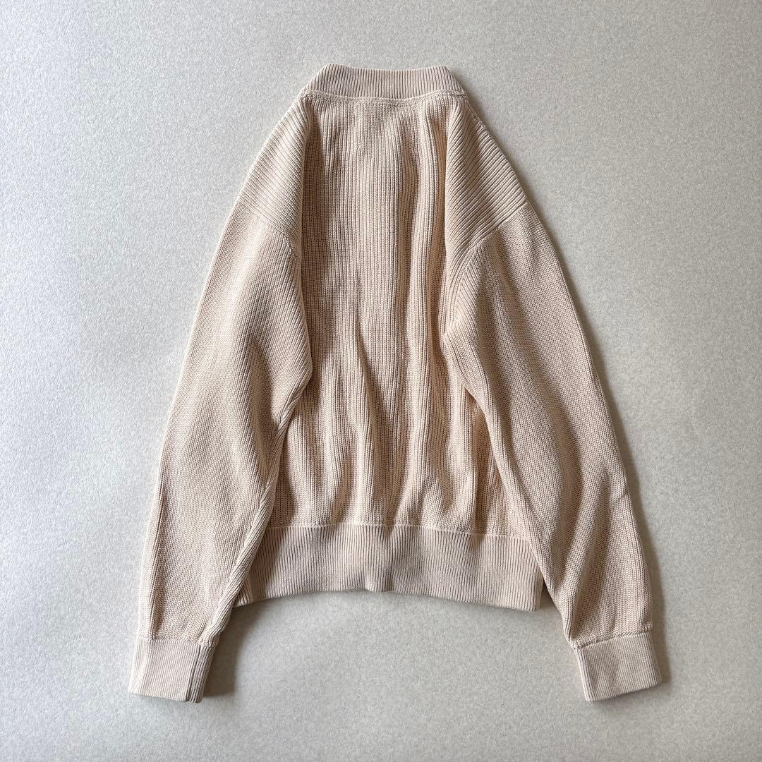 MHL. コットンニットカーディガン　M アイボリー