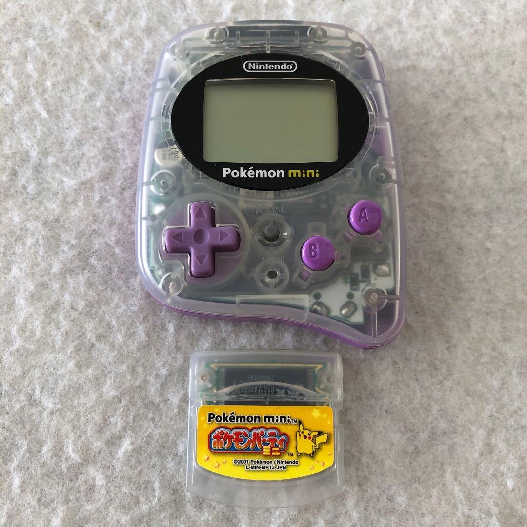 『Pokemon mini ポケモンミニ ムチュールパープル』箱.説明書あり.