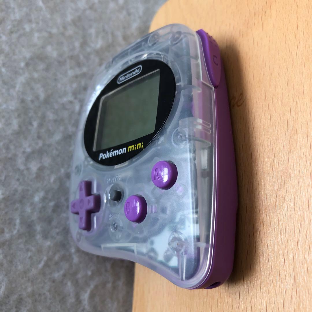 『Pokemon mini ポケモンミニ ムチュールパープル』箱.説明書あり.