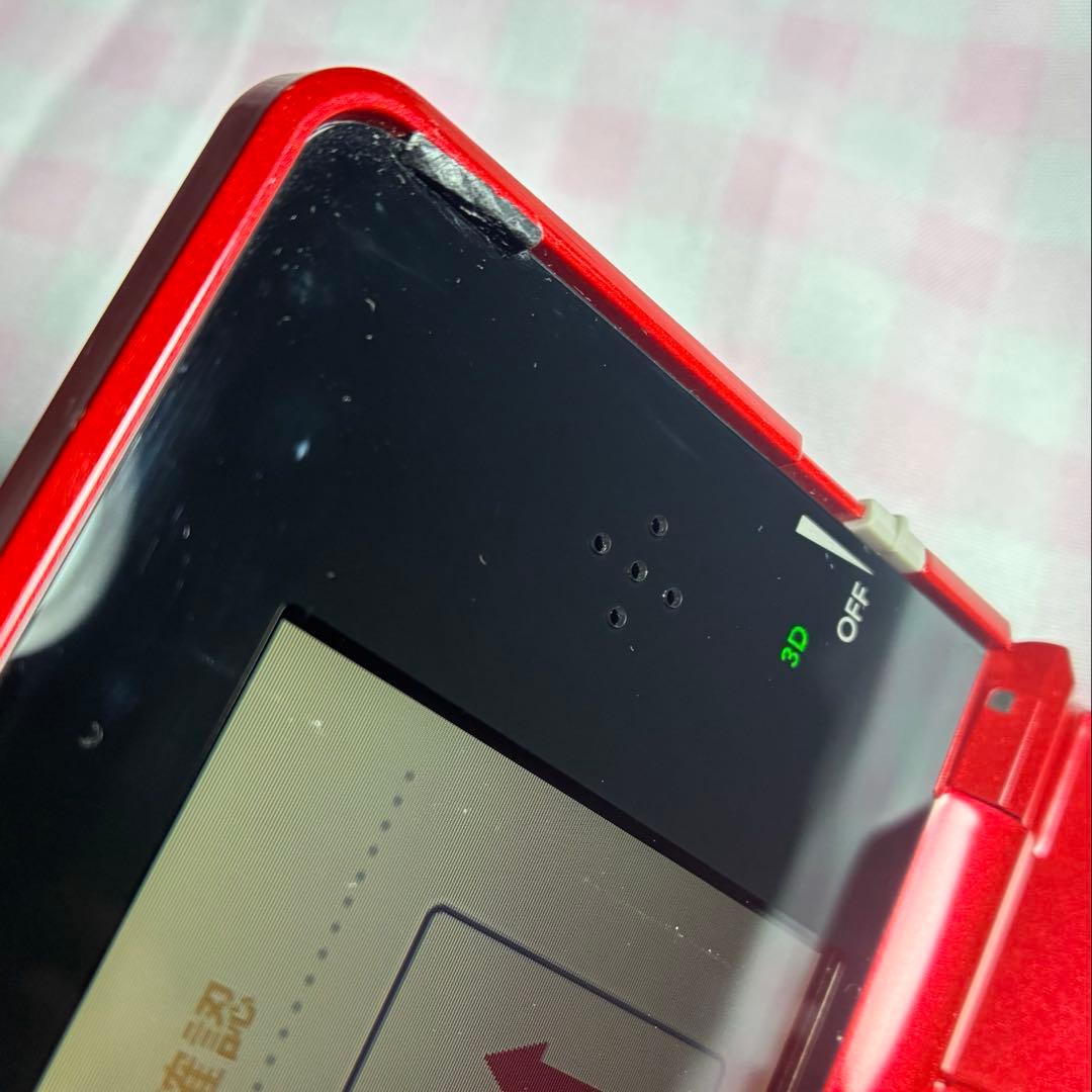 ニンテンドー3DS メタリックレッド 動作品