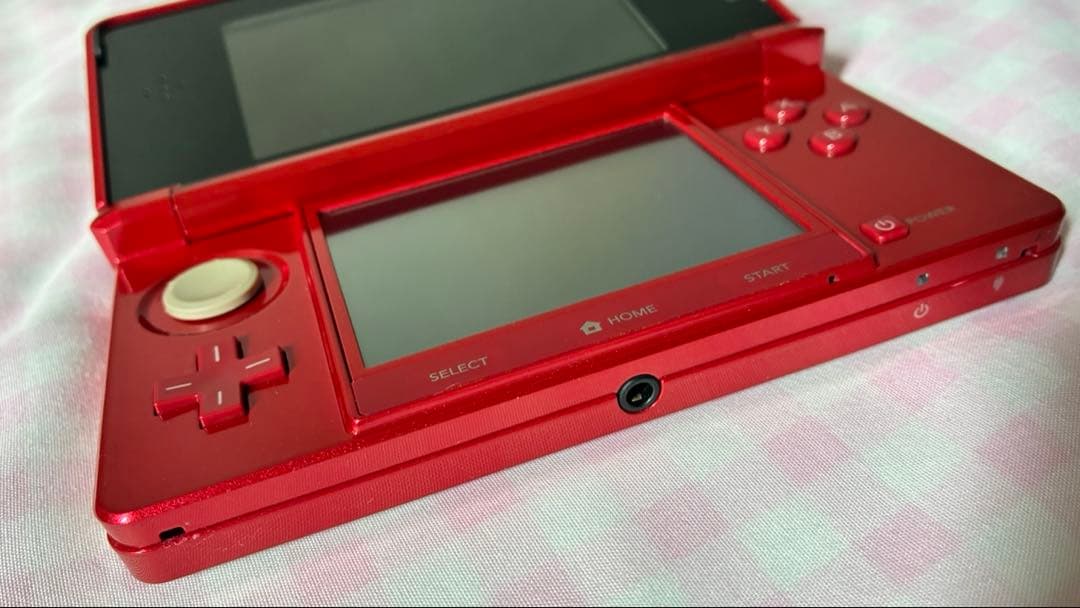 ニンテンドー3DS メタリックレッド 動作品