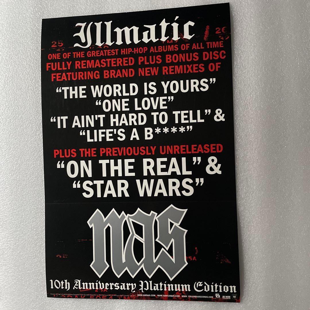 洋楽 Promo Poster / Nas / Illmatic / 2004 US