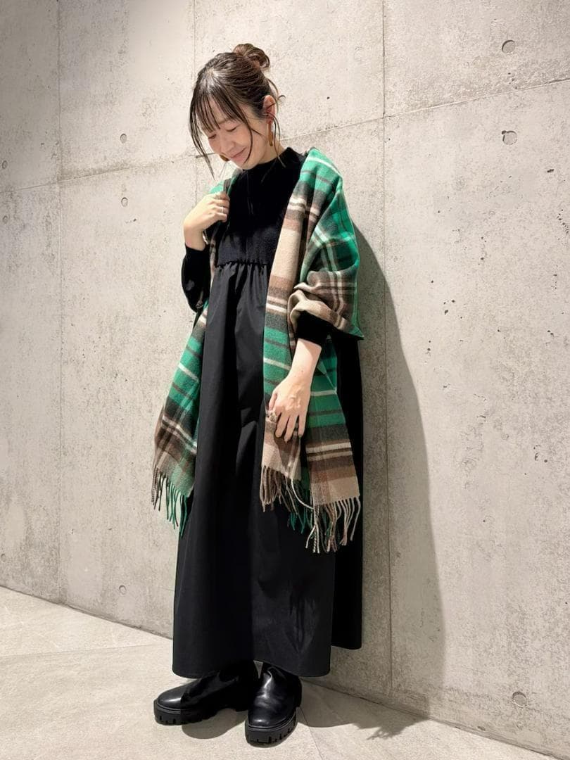 新品◆TWEED MILL◆Lambswool Knee Rug◆GRN/CML