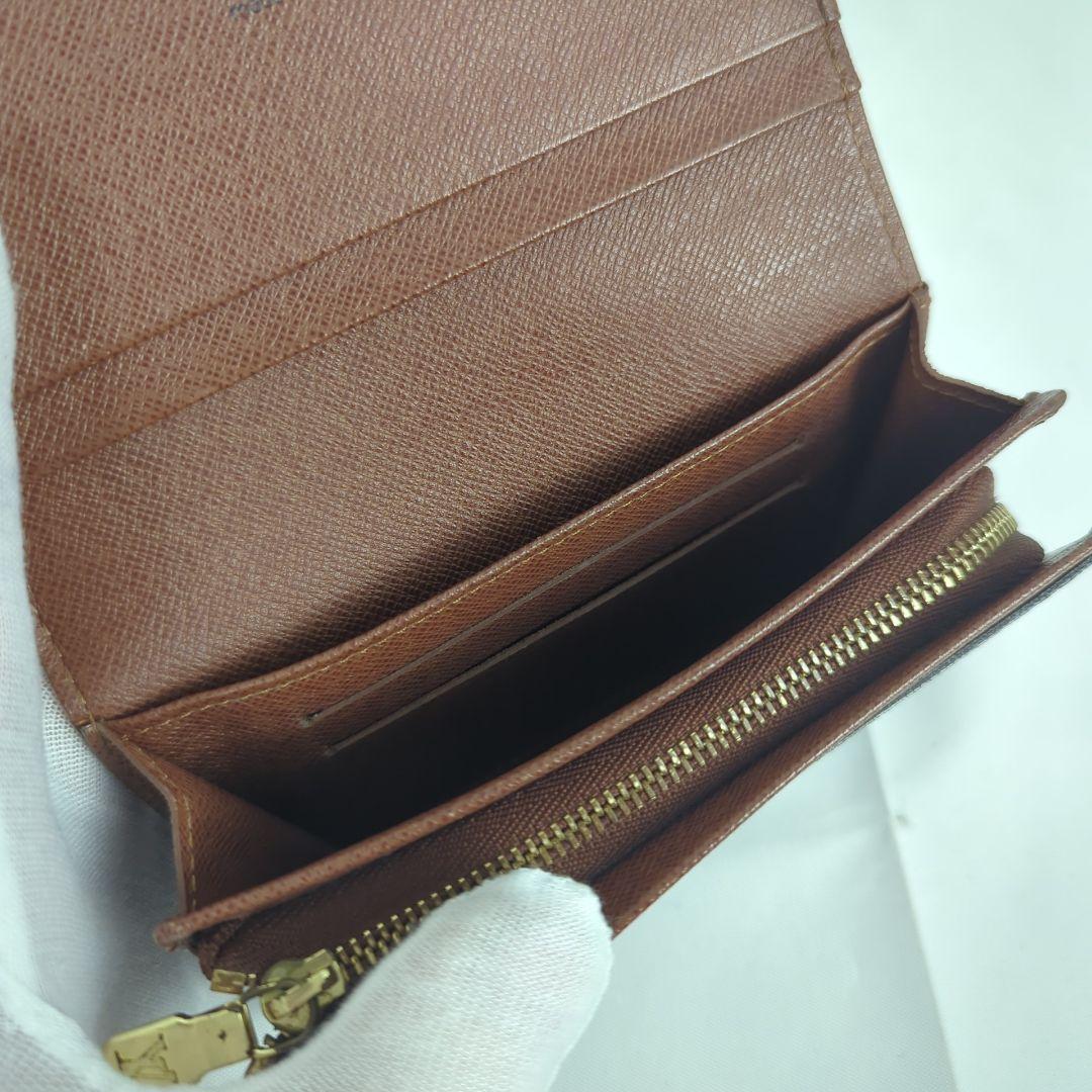 【美品】LOUISVUITTON ルイヴィトン モノグラム 二つ折り 財布