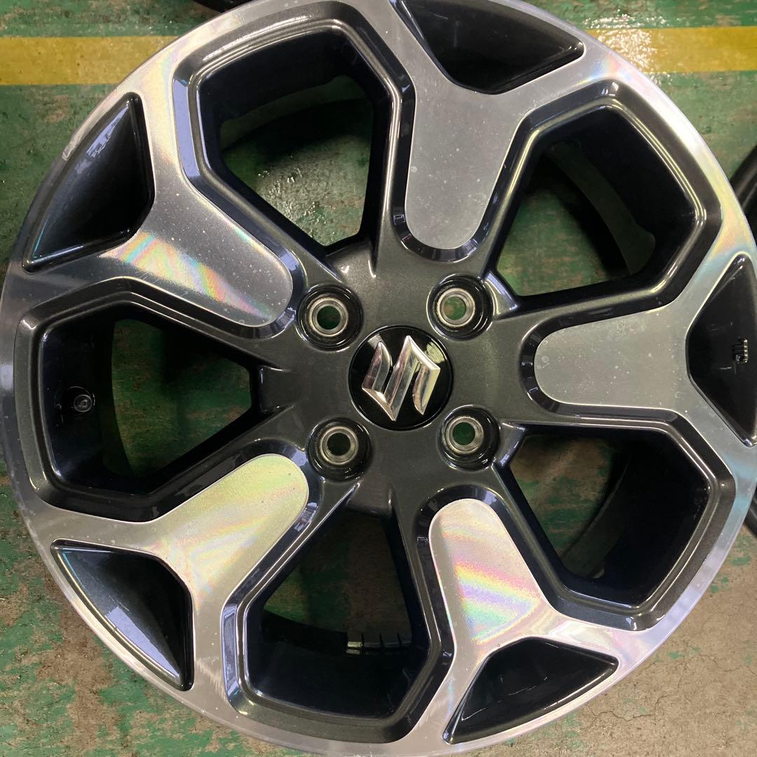 SUZUKIホイール INSET45 15×41/2J 4本 ハスラー新車外し
