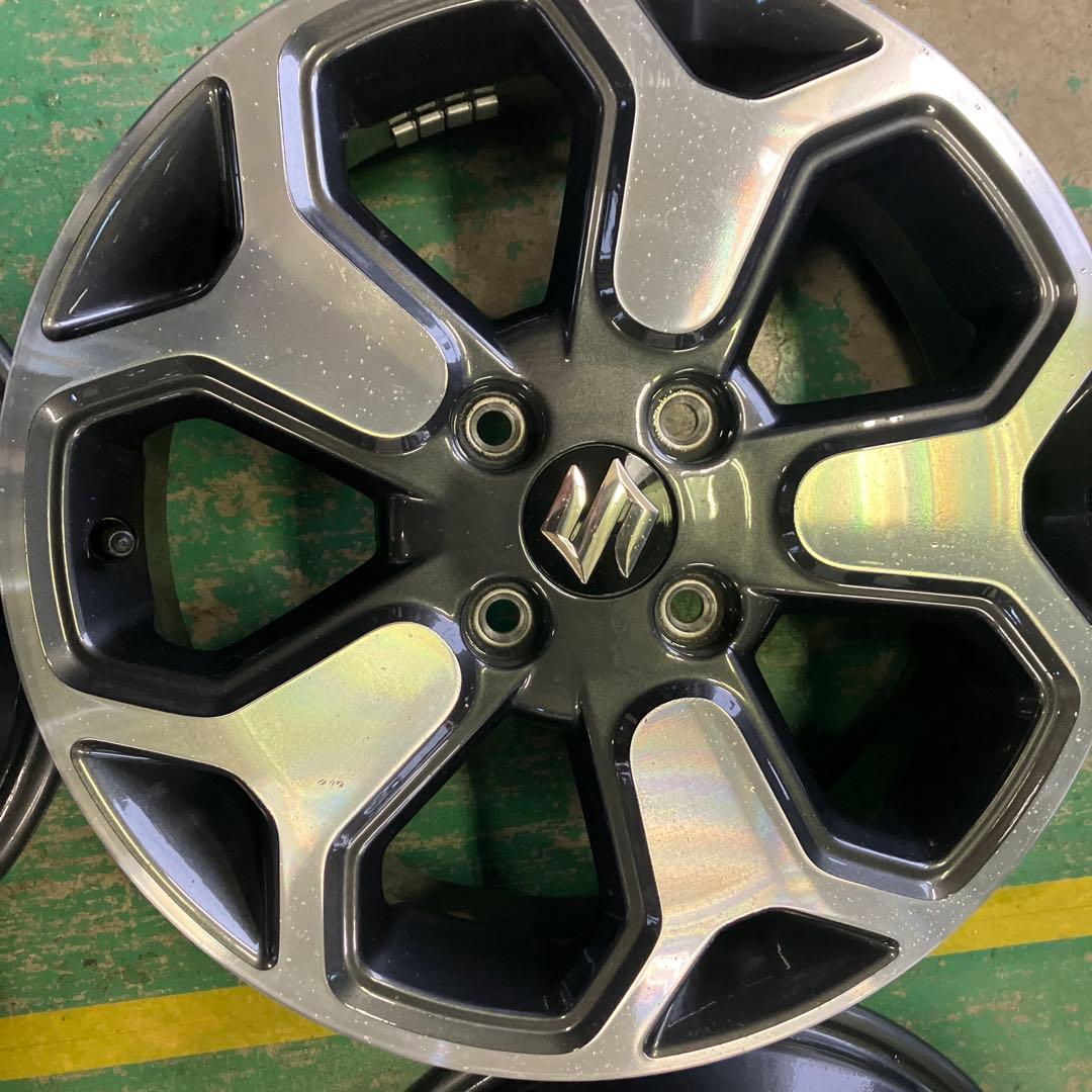 SUZUKIホイール INSET45 15×41/2J 4本 ハスラー新車外し