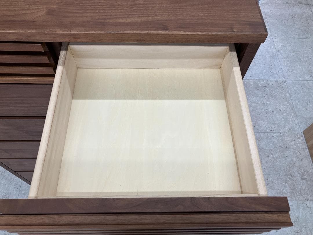 大川家具 チェスト 6段 ブラウン