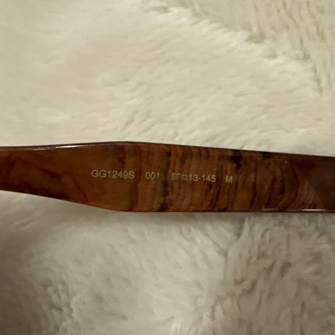 GUCCI ブラウン スクエア メガネ★グッチ
