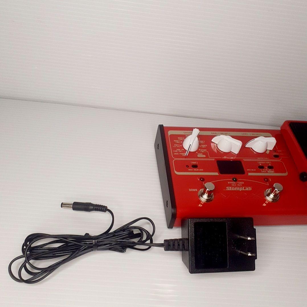 【電源付き】VOX ベース用 マルチエフェクター StompLab SL2B　赤
