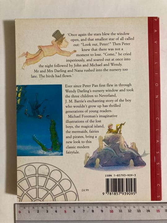Peter Pan and Wendy 英語 洋書 英国有名イラストレーター挿絵
