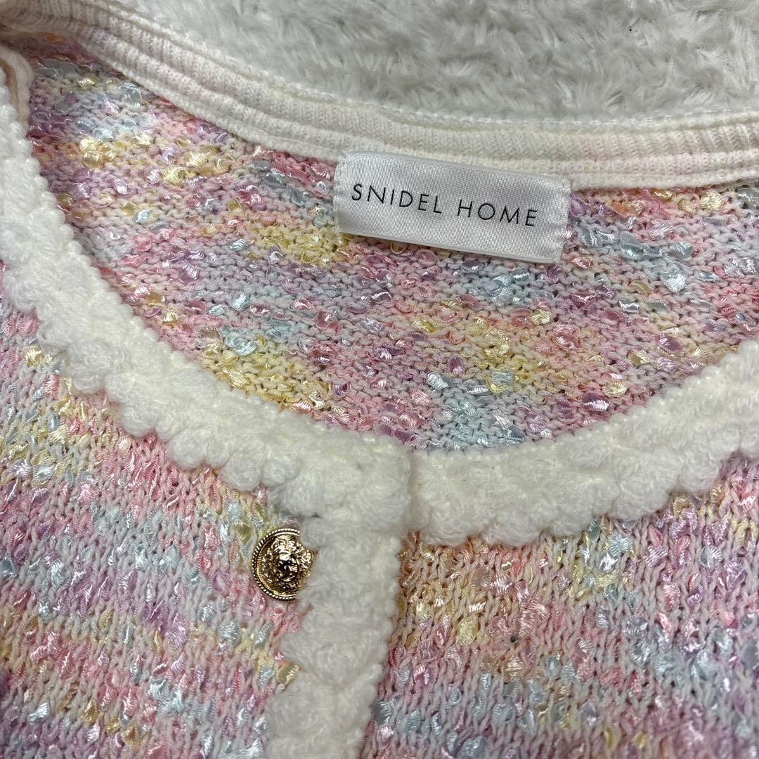 美品　SNIDEL  ツイードニットカーディガン　キャミワンピース　2点