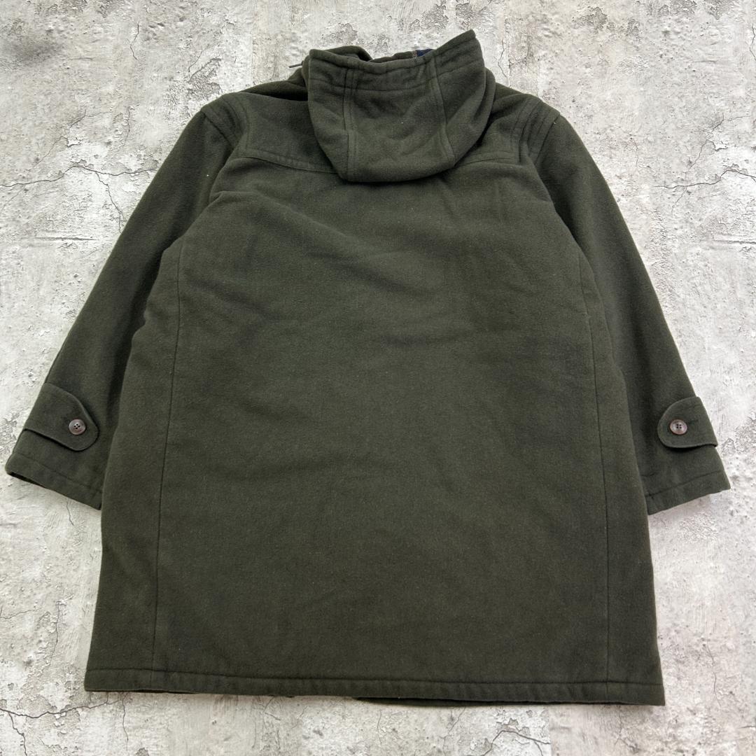 な*べ様 エルエルビーン　70s　ダッフルコート　チェック　古着　モスグリーンL