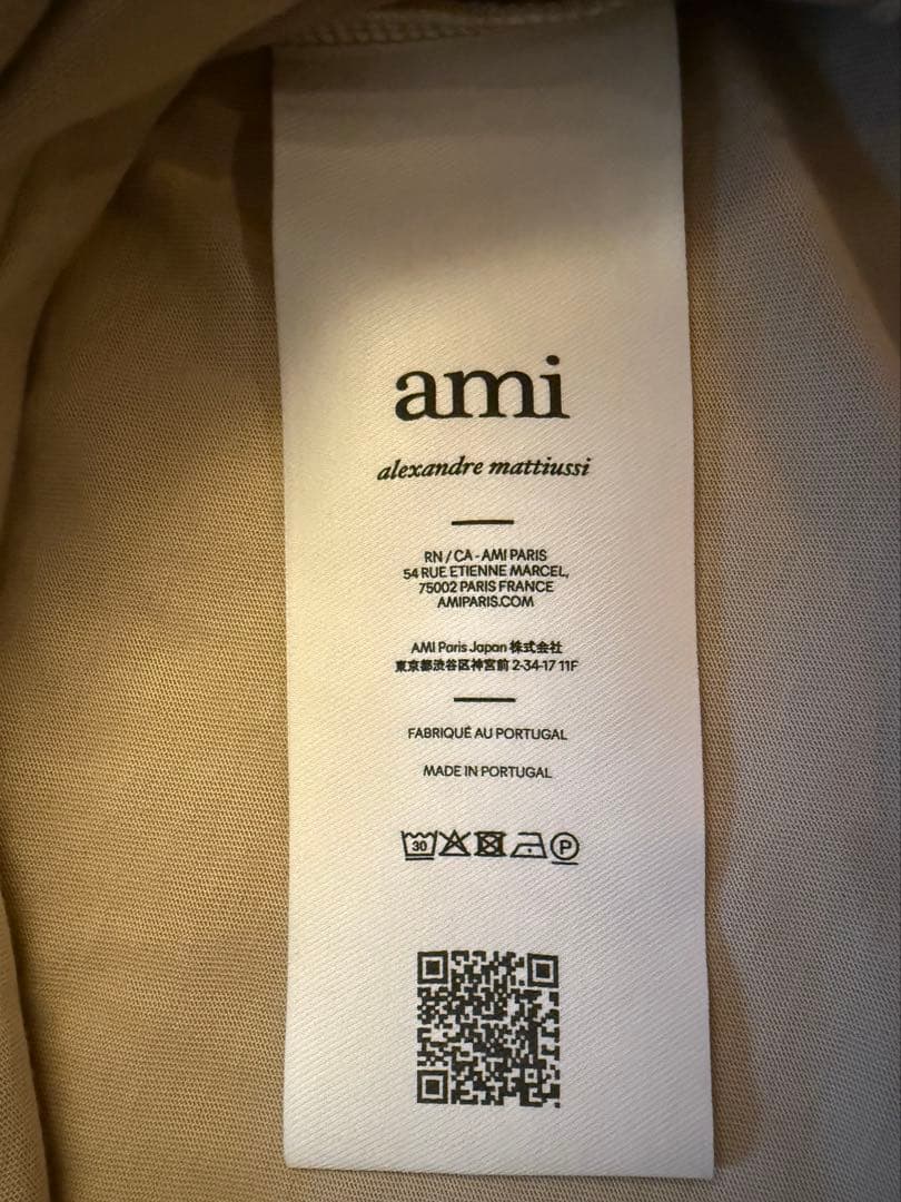 AMI DE COEUR Tシャツ ホワイトコーヒー　2025AW現行