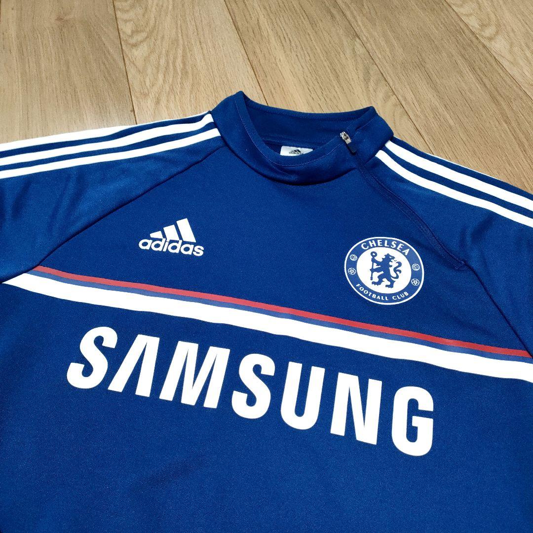 しろ　adidas チェルシー ジャージトレーニングトップ SAMSUNG
