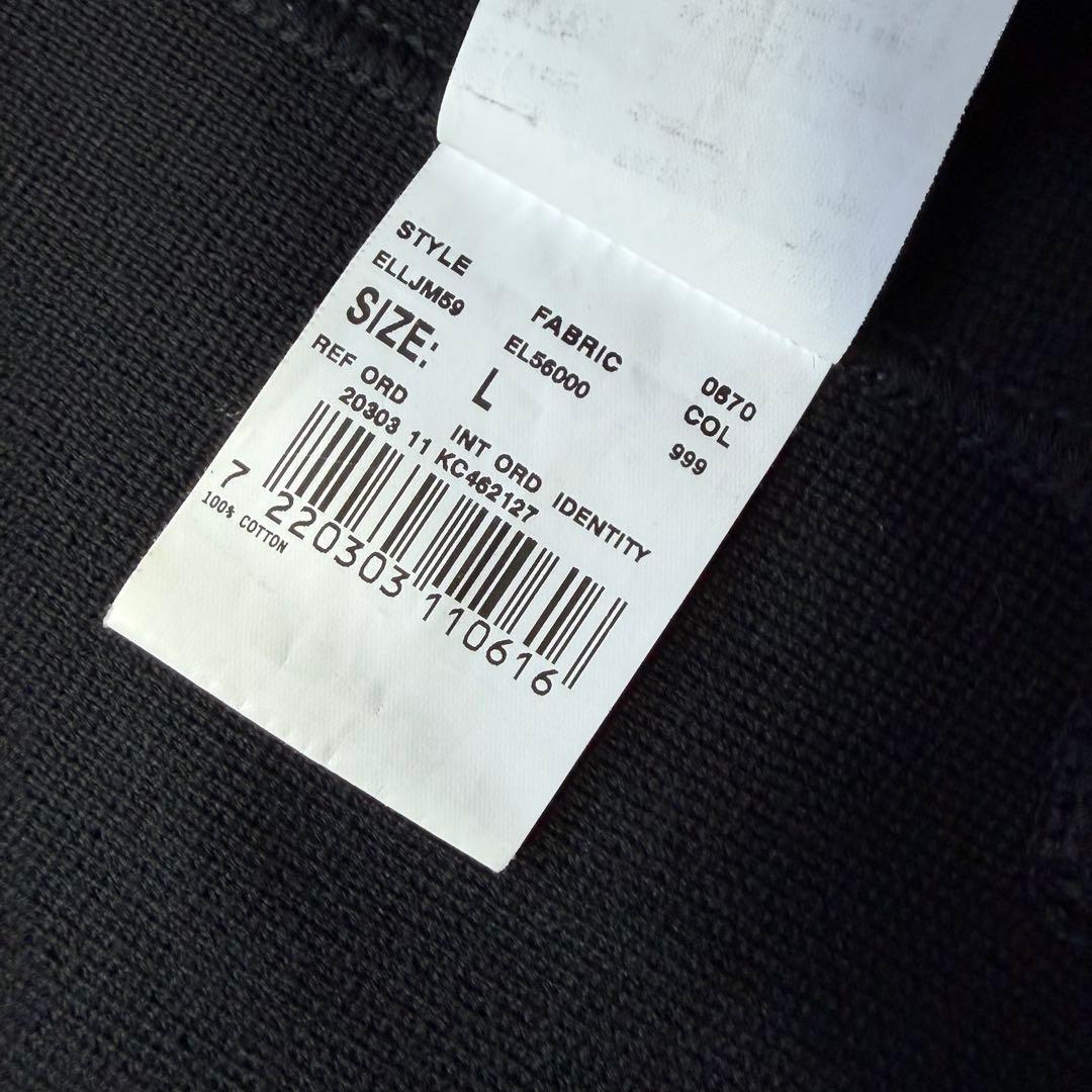 LARDINI ニットジャケット 輝く シェルボタン サイズL 黒