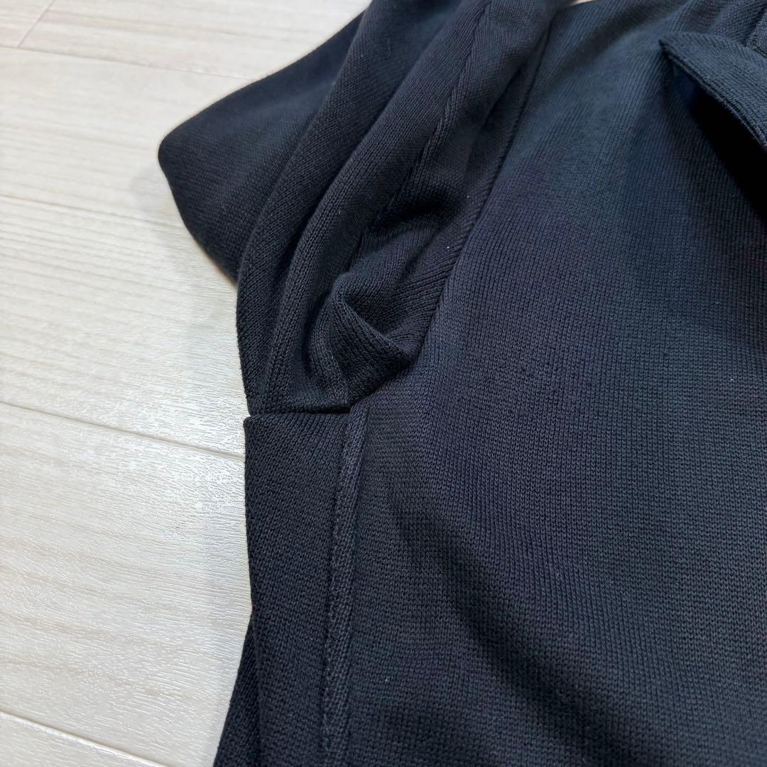 LARDINI ニットジャケット 輝く シェルボタン サイズL 黒