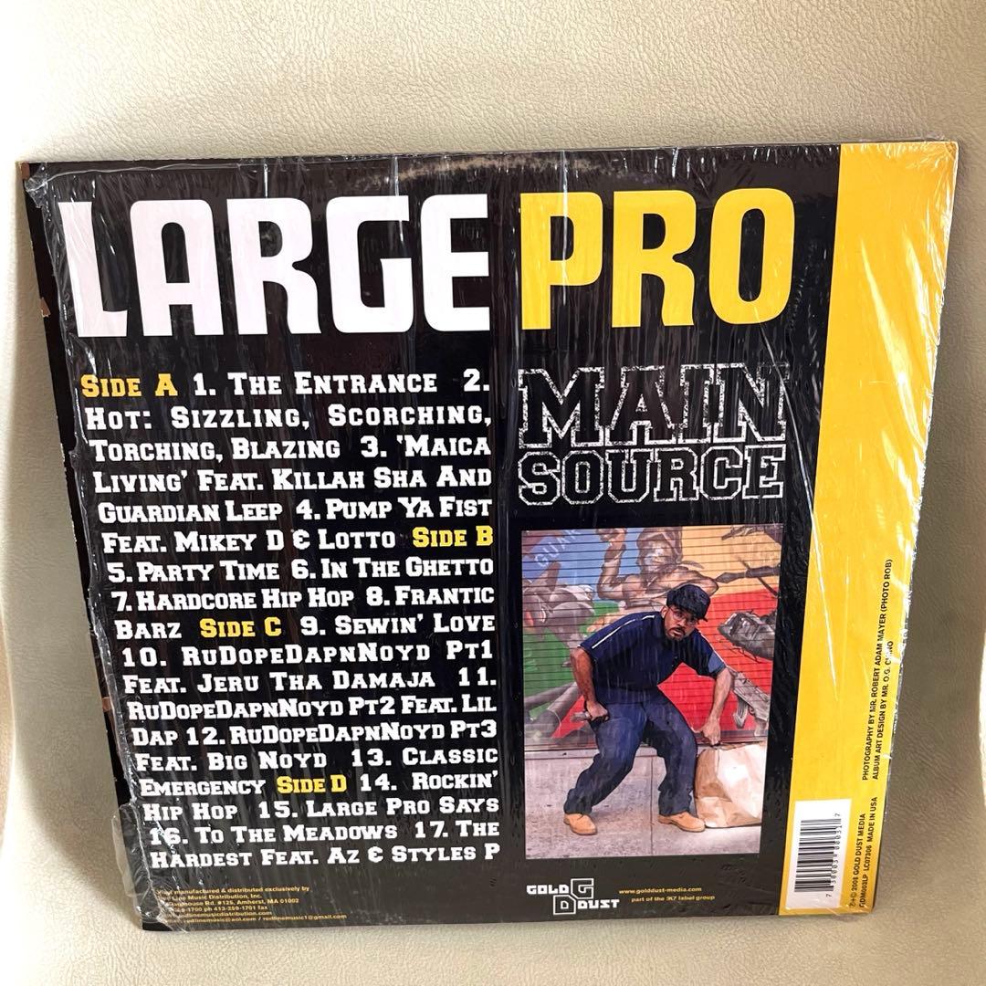 Large Pro \" Main Source \" Album 2LPレコード