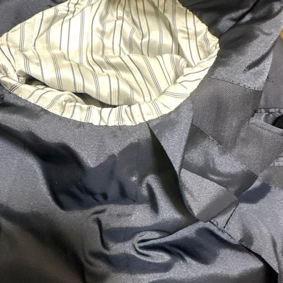 Zegna ゼニア　紺色　ブレザー　ダブル　テーラードジャケット　紺ブレ　メンズ