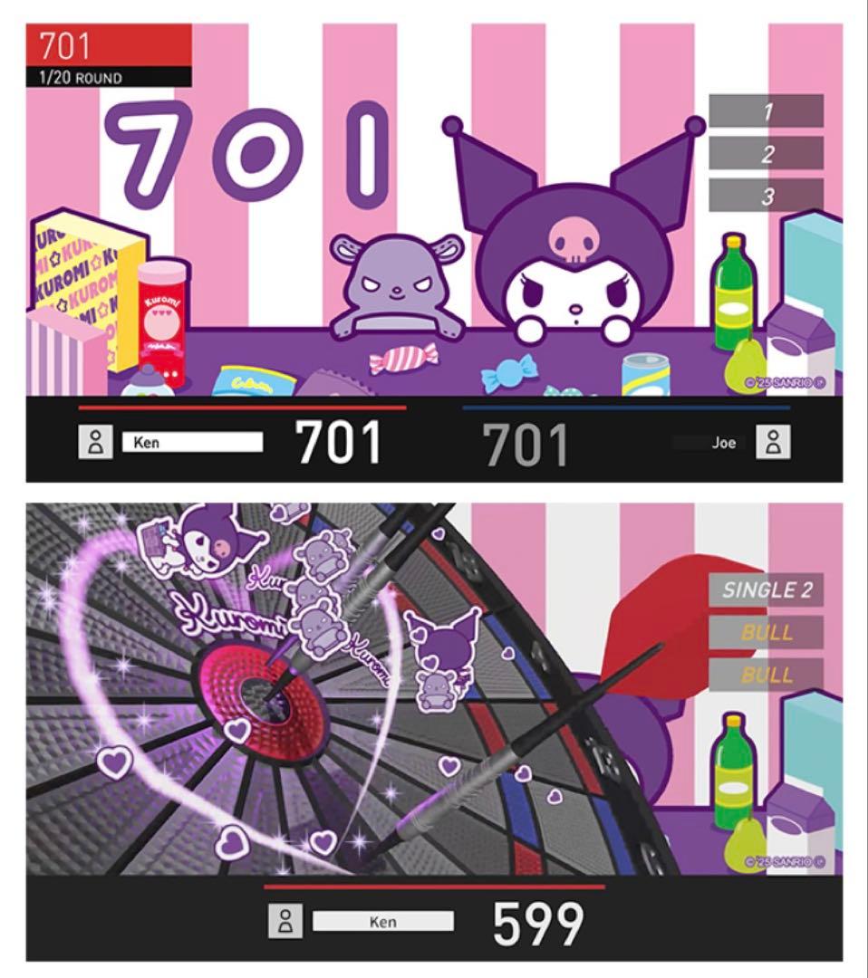 Kuromi サンリオキャラクター ダーツセット