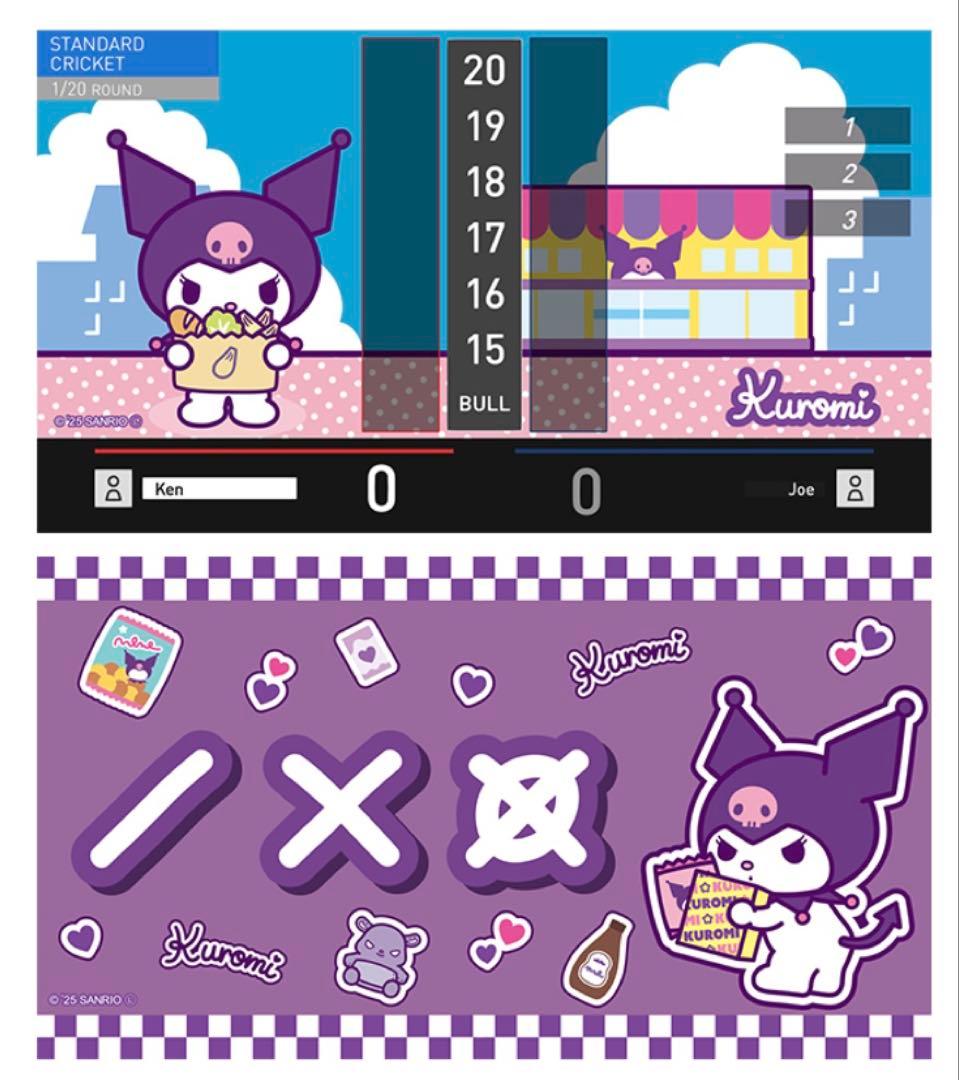 Kuromi サンリオキャラクター ダーツセット