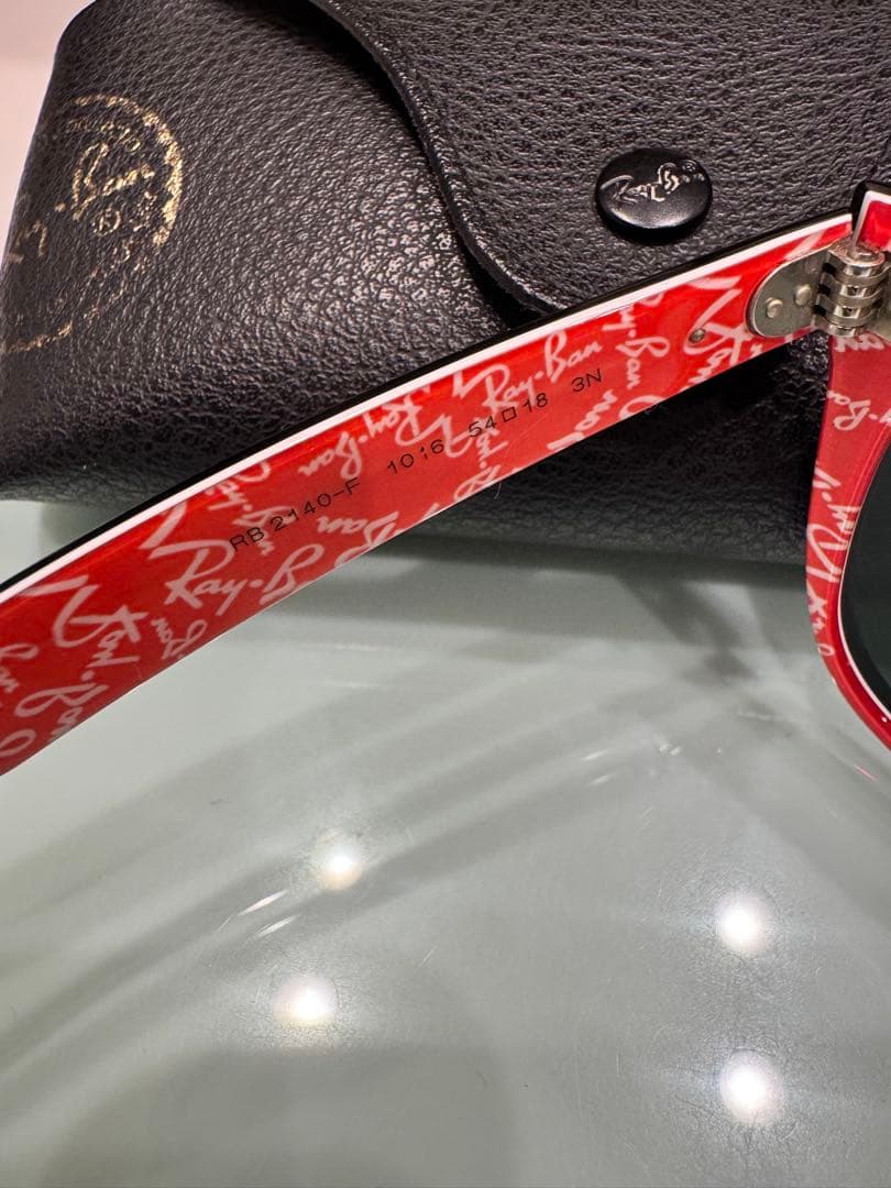 Ray-Ban ブラック サングラス RB2140-F wayfarer