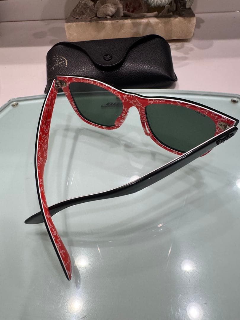 Ray-Ban ブラック サングラス RB2140-F wayfarer