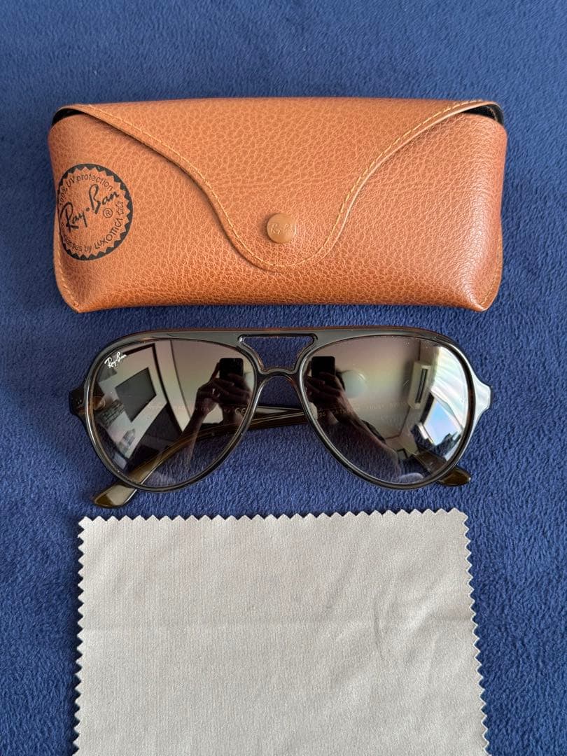 【中古】Ray-Ban CATS 5000 RB4125 べっ甲柄 サングラス