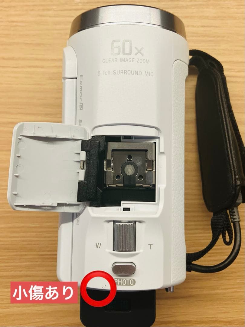 【美品】SONY デジタルHDビデオカメラ　HDR-CX680 W ホワイト