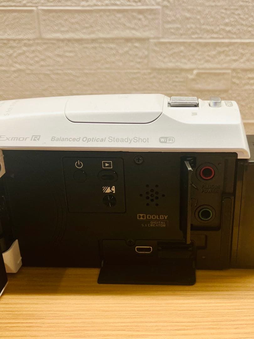 【美品】SONY デジタルHDビデオカメラ　HDR-CX680 W ホワイト
