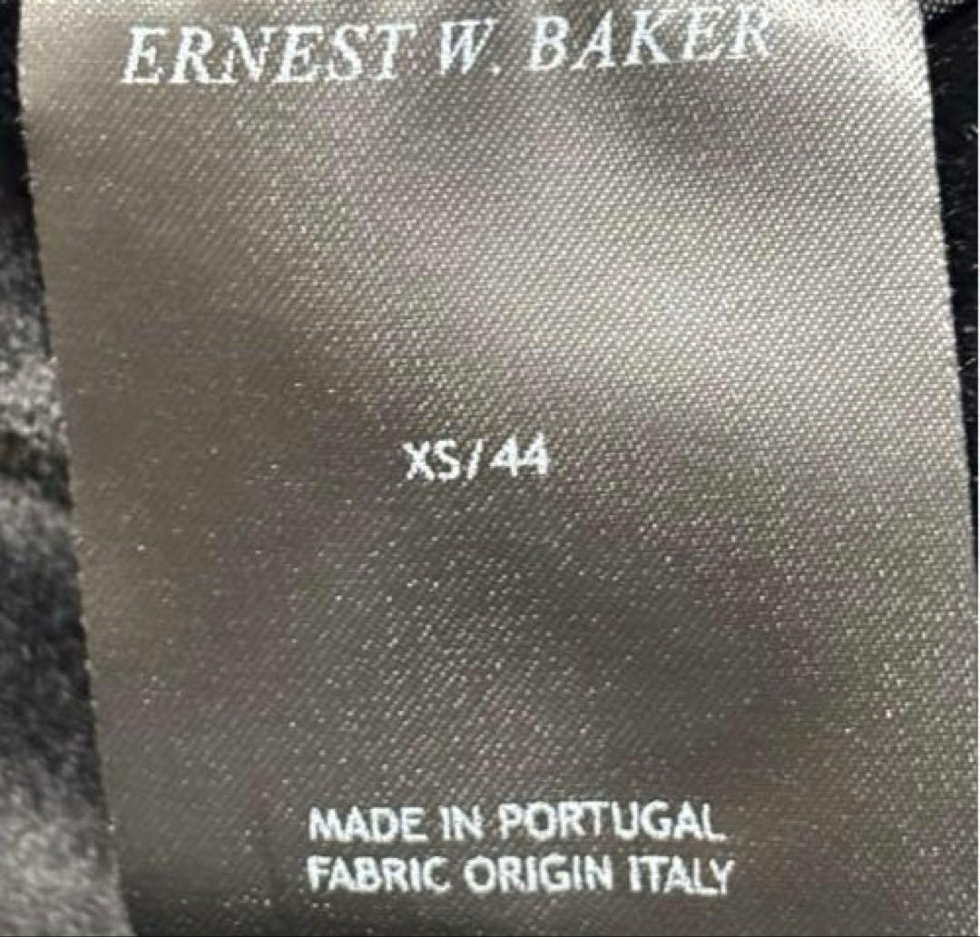 ウォンビン着用　ernest w baker ベロアジャケット 44 XS