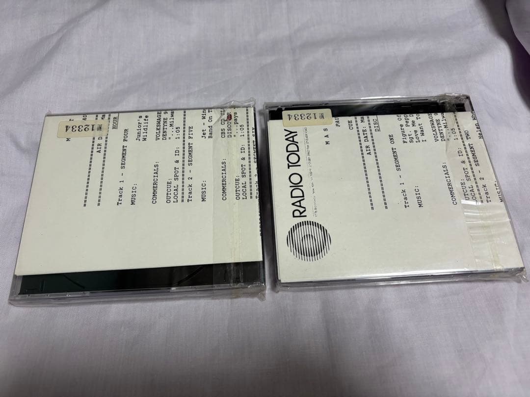 Paul McCartney 放送用CD 2枚セットタイムテーブル付き