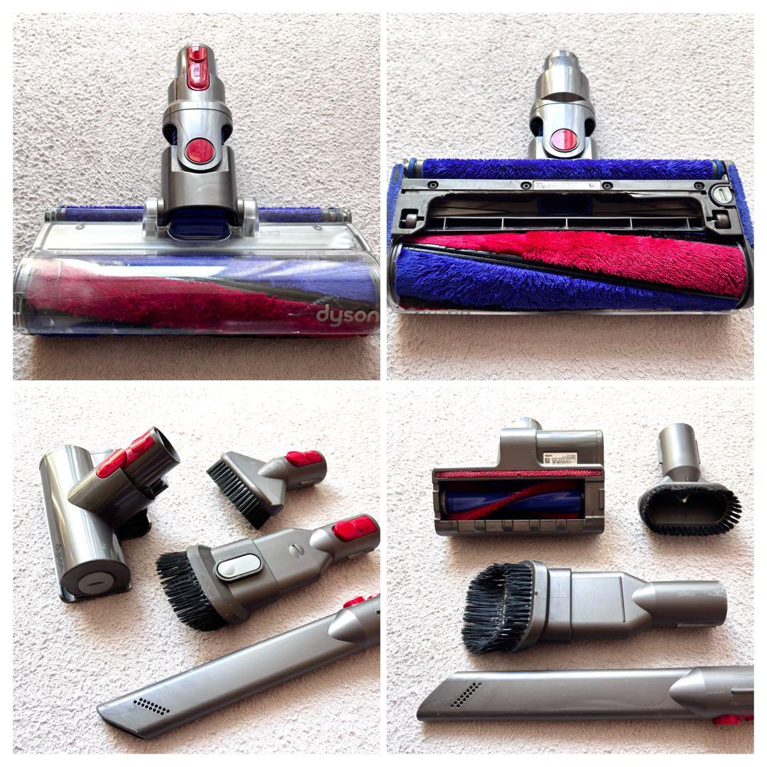 Dyson V8 Fluffy+ アタッチメント 取説SV10 要バッテリー交換