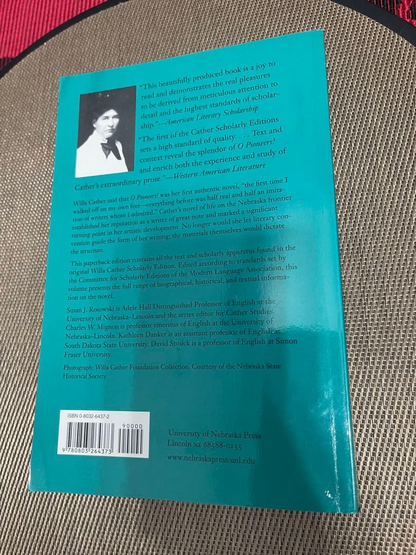 洋書 Willa Cather O Pioneers!