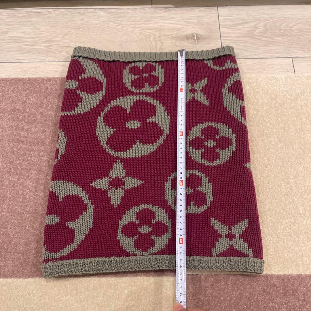 Louis Vuitton ネックウォーマー　グランフロア　パープル✖️グレー