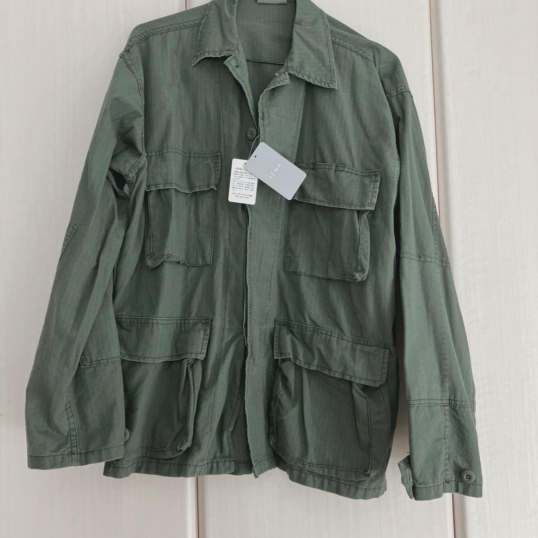 【新品タグ付き】IENA イエナ ミルタリーブルゾン カーキ　ジャケット　36