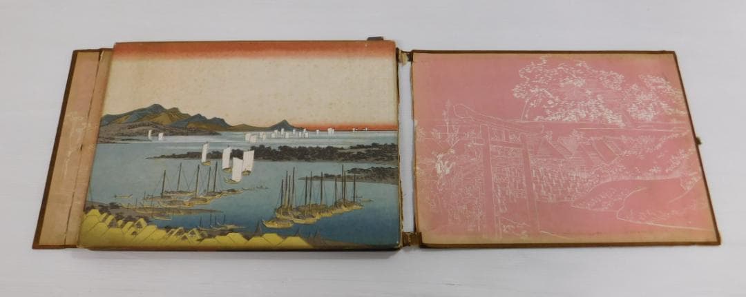東海道五拾三次 画集 歌川広重 年代物 浮世絵