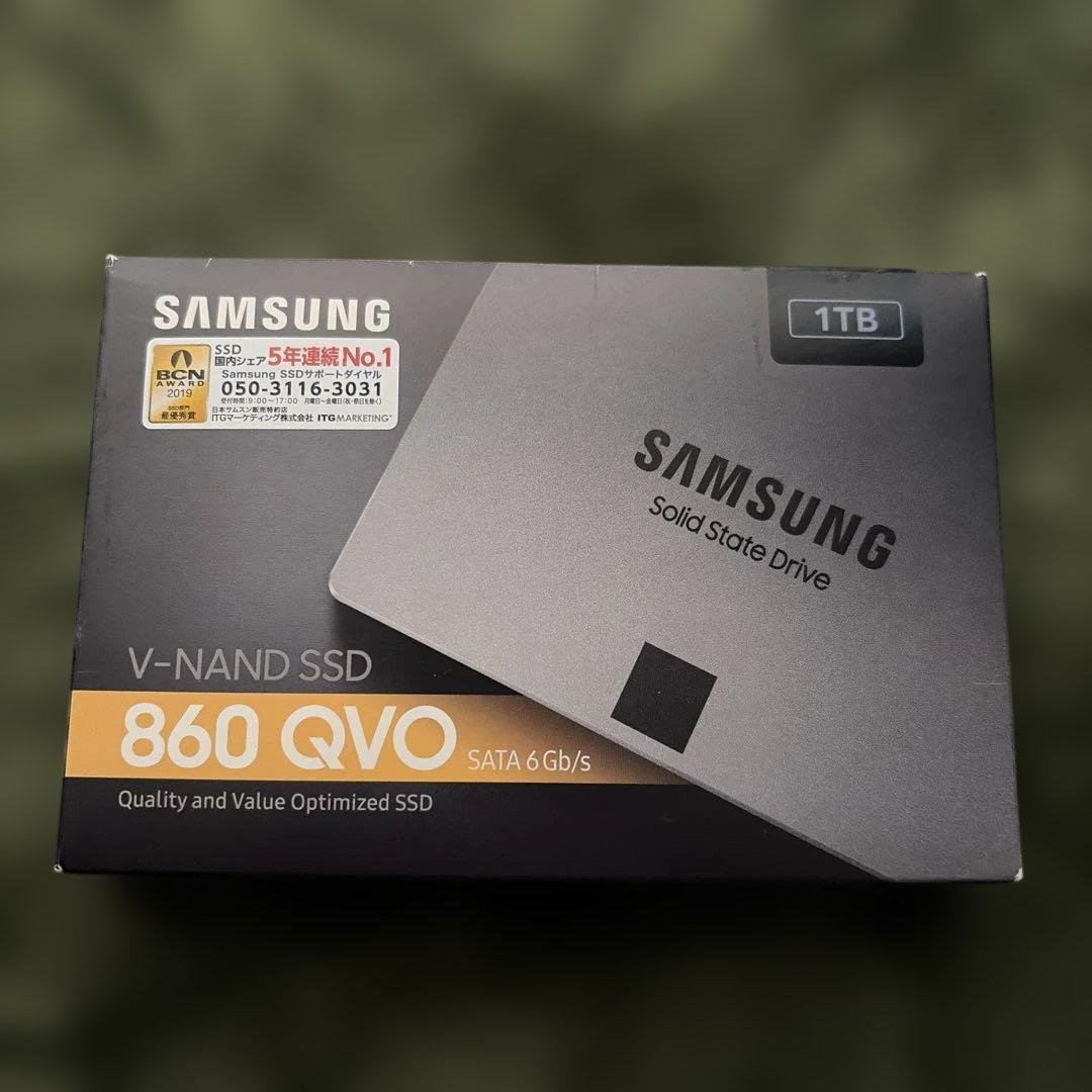 内蔵型SSD Samsung 860 QVO 1TB SSD