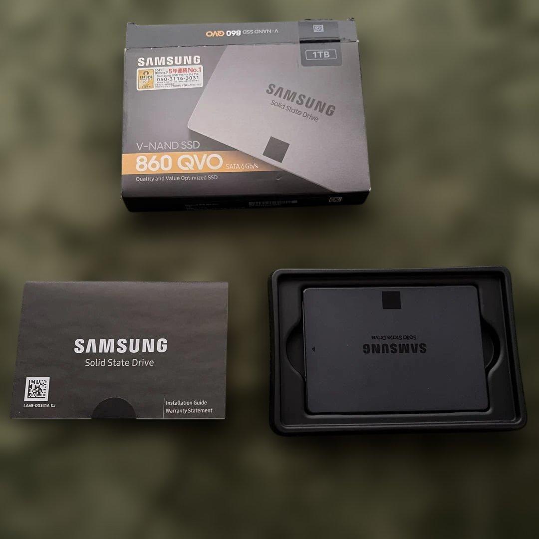 内蔵型SSD Samsung 860 QVO 1TB SSD