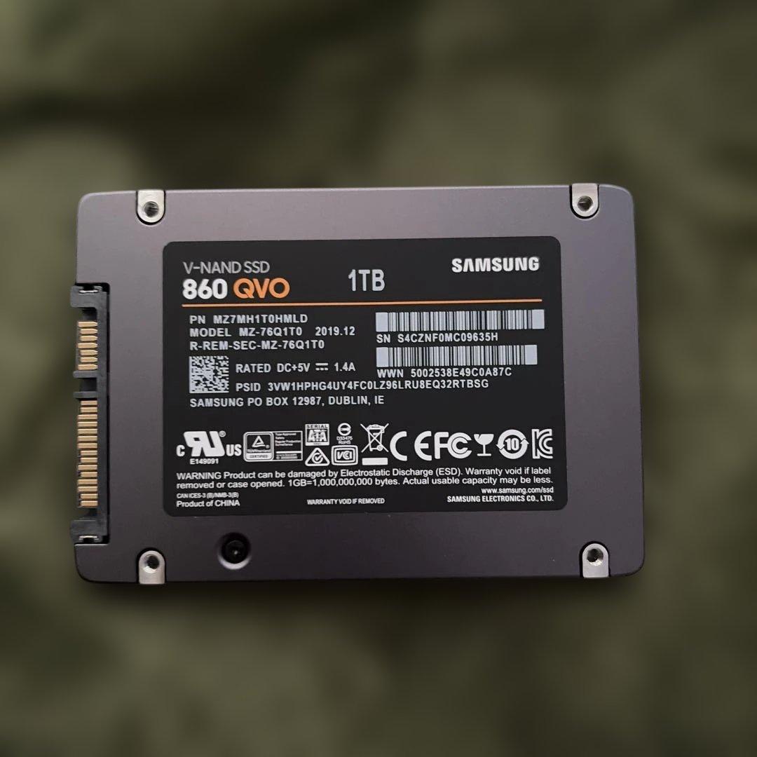 内蔵型SSD Samsung 860 QVO 1TB SSD