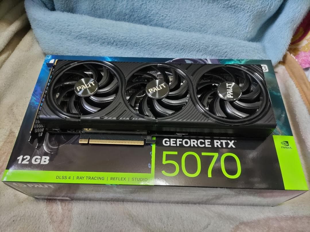 d*7様 PALIT GEFORCE RTX 5070 12GB（不具合・FFベ