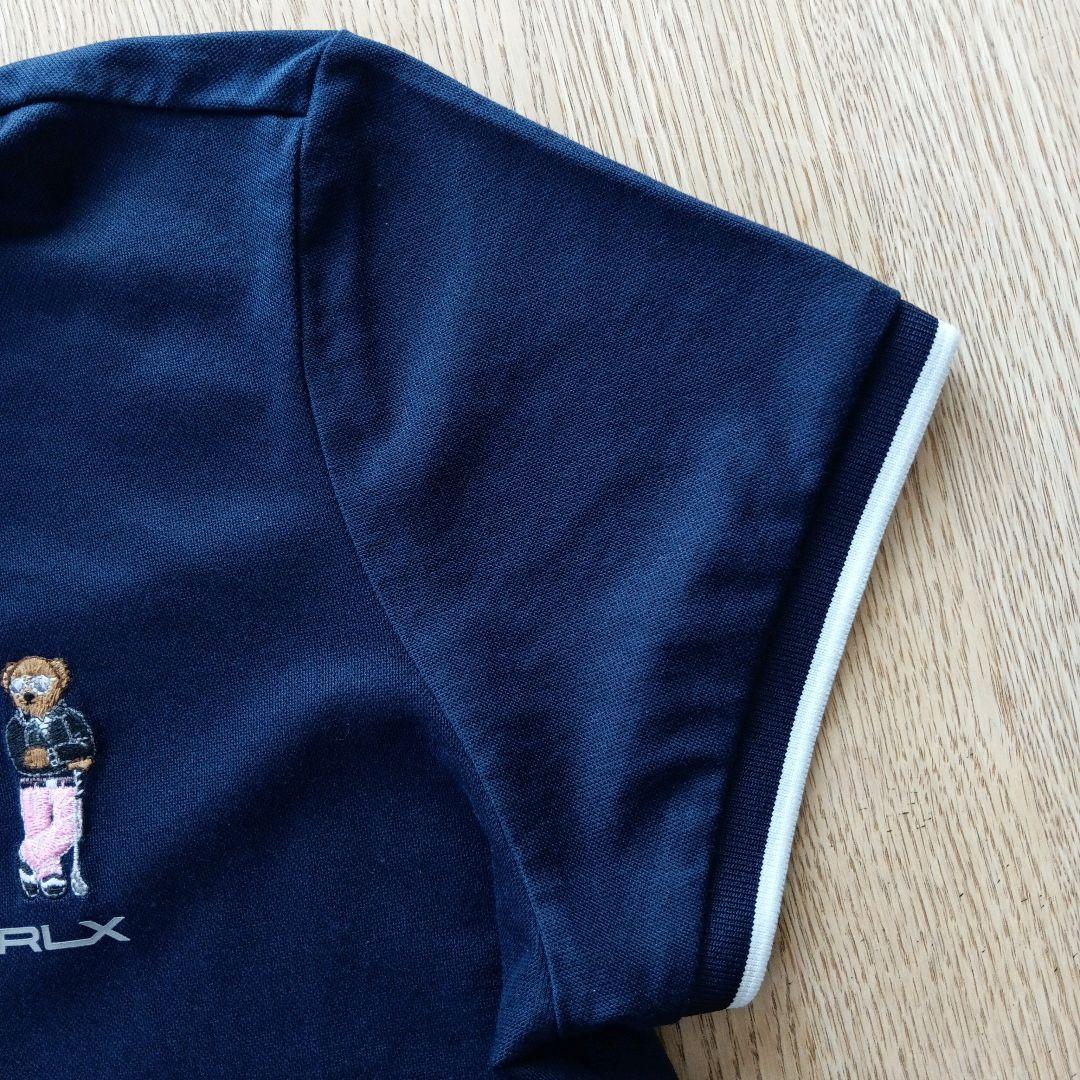 【未使用品】POLO GOLF ポロベア 半袖ポロシャツ ネイビー S