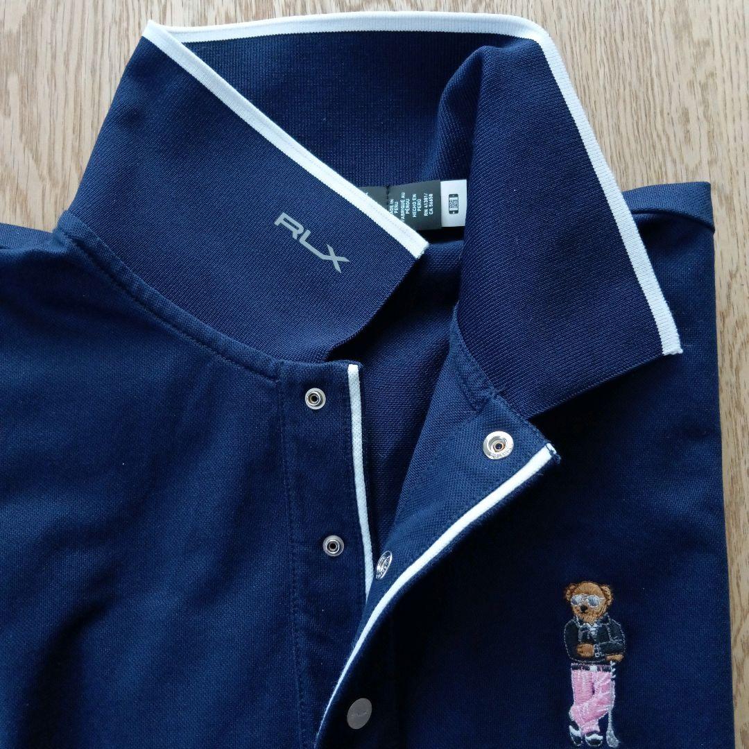 【未使用品】POLO GOLF ポロベア 半袖ポロシャツ ネイビー S