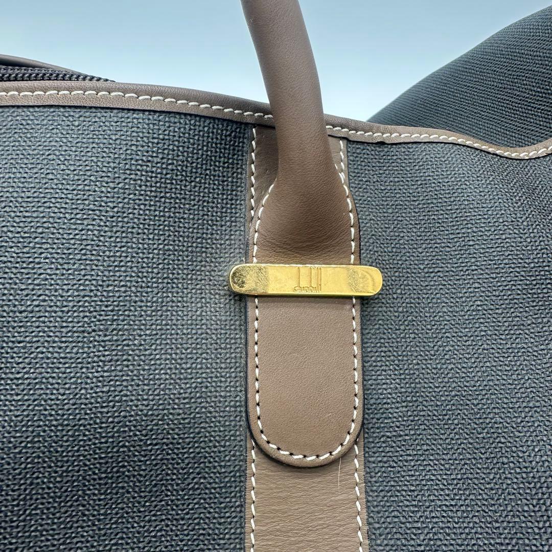 u*e様 dunhill ダンヒル ボストンバッグ レザー 鍵付き 大容量