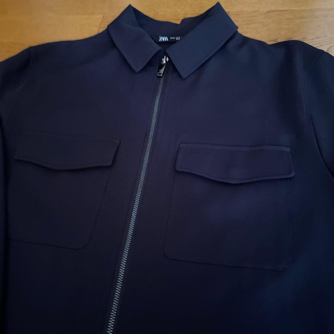 ZARA ネイビー　セットアップ XL