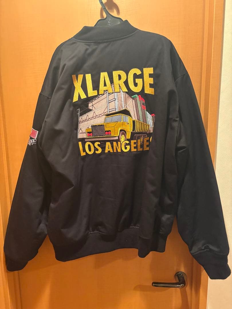 XLARGE ブラック MA-1 ジャケット XL