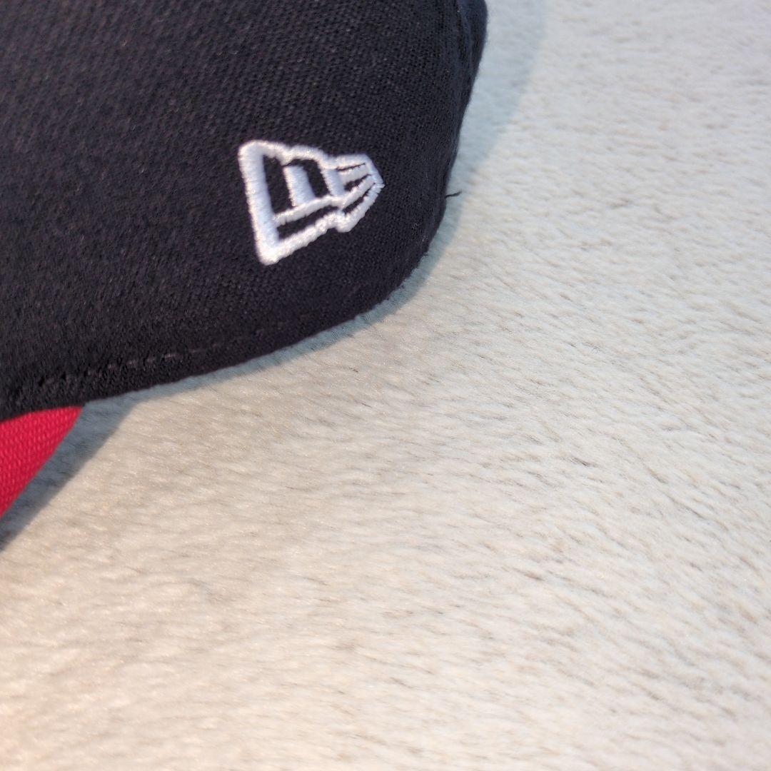 希少 NEW ERA キャップ　インディアンス　ワフー酋長ロゴ