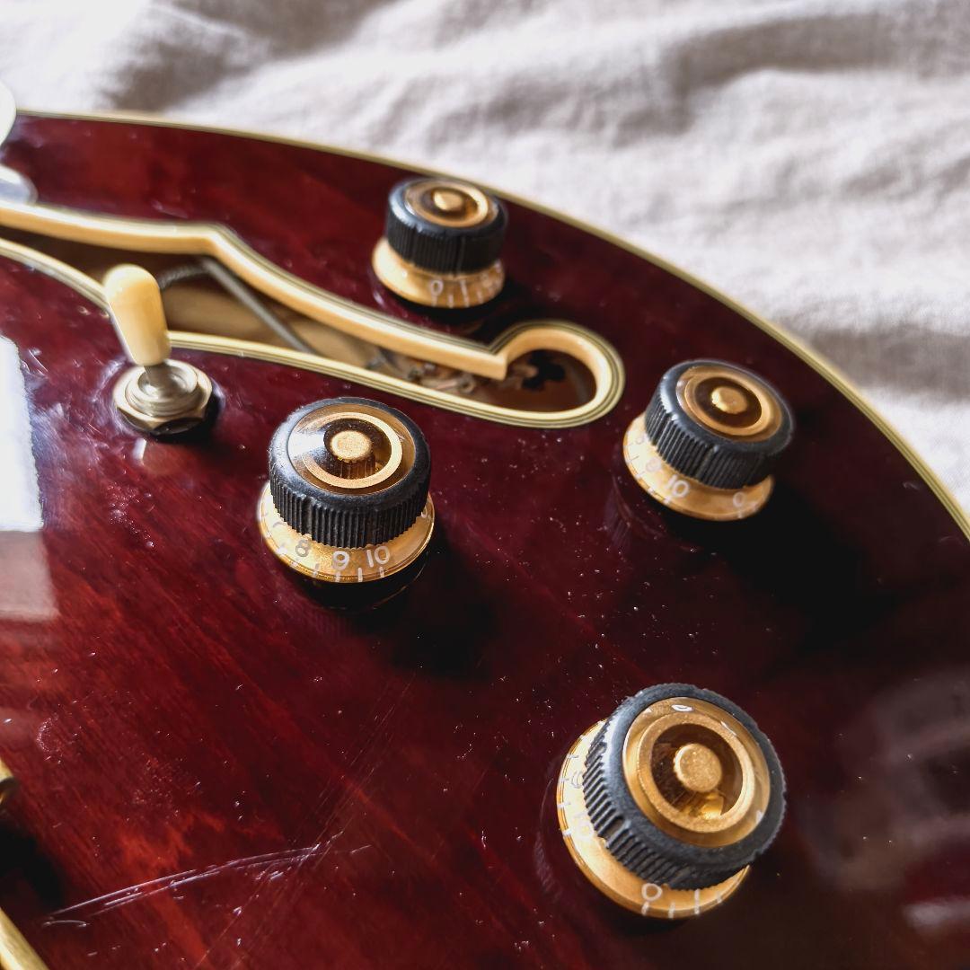 Ibanez ASR-75V セミアコ　ピックアップ交換済