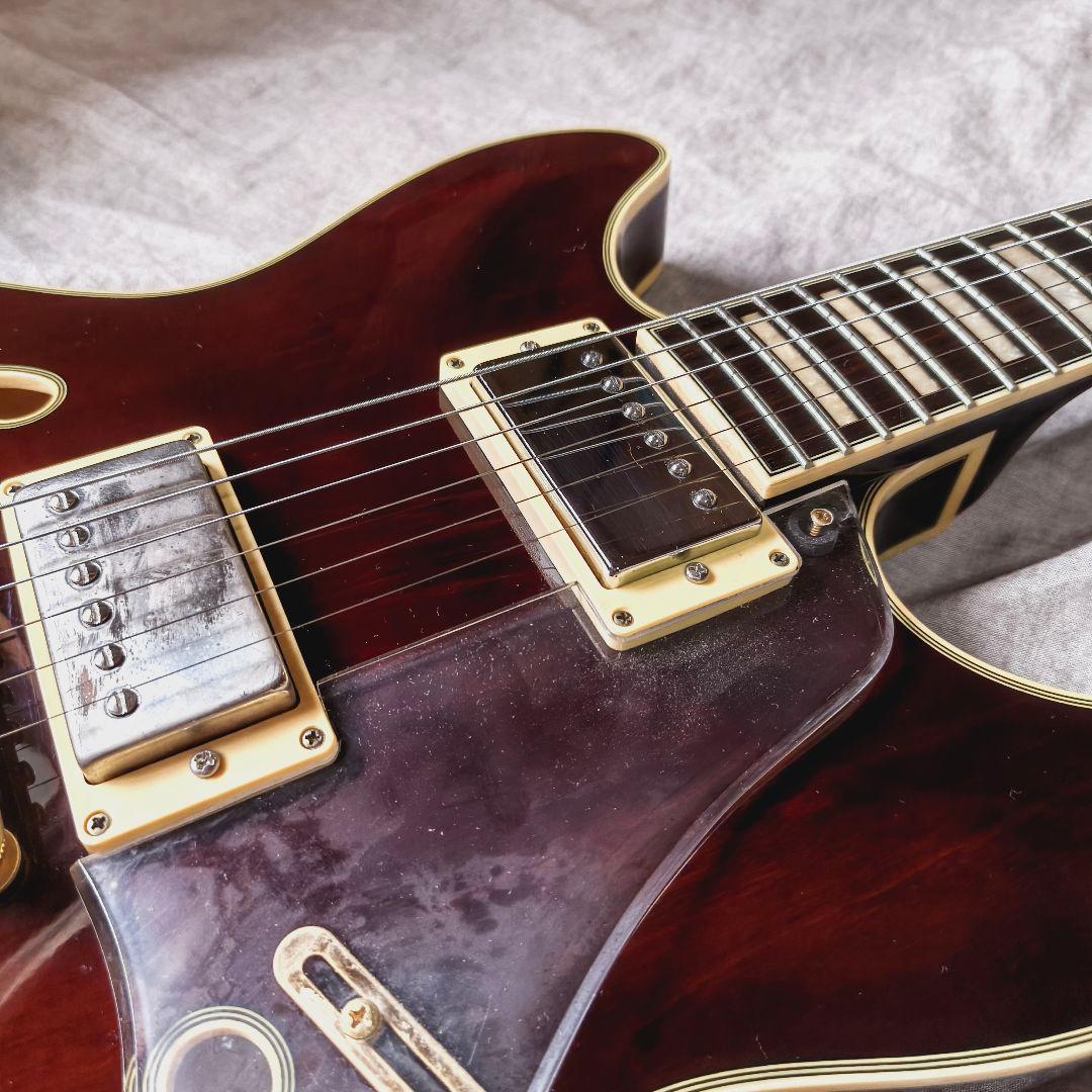 Ibanez ASR-75V セミアコ　ピックアップ交換済